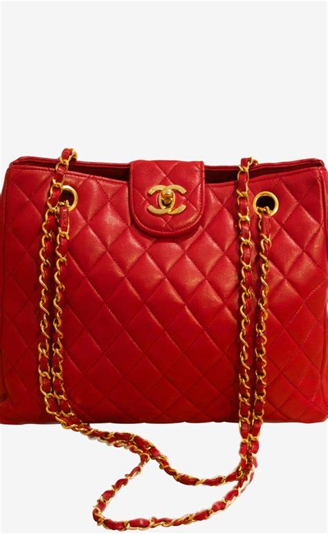 chanel red shoulder bag|chanel shoulder bag vintage.